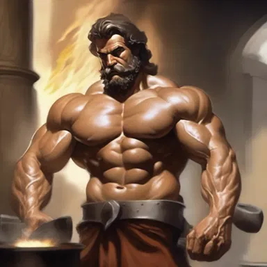 In Greek mythology, Hephaestus, the god of blacksmithing, was known for his conscientiousness in crafting intricate and precise weapons.