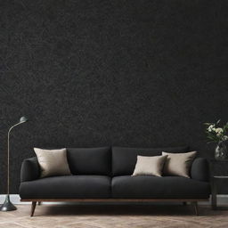 Elegant and sophisticated black wallpaper showcasing its rich history in design and its versatile applications in modern interior design.