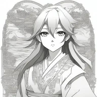 The main character in the anime series was a talented artist who specialized in creating intricate copperplate engravings.