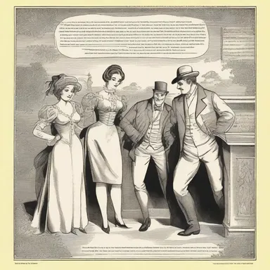 The comic book featured exquisite copperplate prints that brought the characters to life.