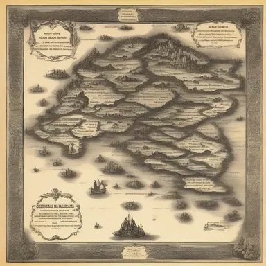 The fantasy novel had a map at the beginning, beautifully engraved on a copperplate, showcasing the fictional world.