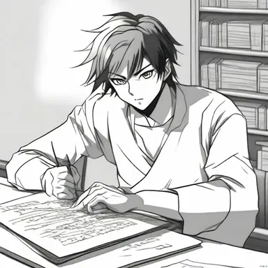 The protagonist in the anime series possesses a unique power that allows him to write in perfect copperplate style without any prior training.