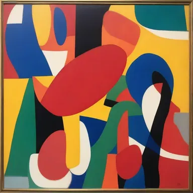 The artist believed that the usage of vibrant colors and abstract shapes contributed to the furtherance of his artistic vision.