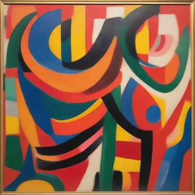 The artist believed that the usage of vibrant colors and abstract shapes contributed to the furtherance of his artistic vision.