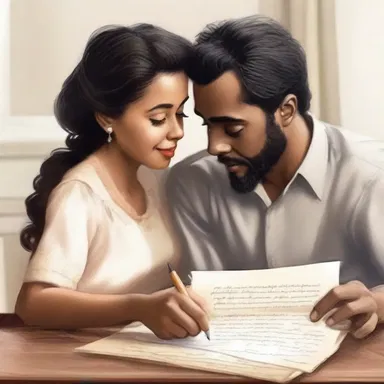 In the furtherance of their love, he wrote her a heartfelt letter every day.