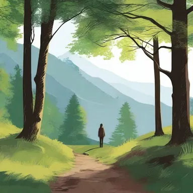 In the novel, the protagonist often finds solace by spending time in the out-of-doors, connecting with nature.