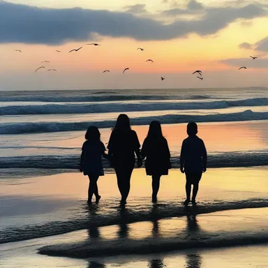 As they strolled along the beach at sunset, they were mesmerized by the blueness of the ocean.