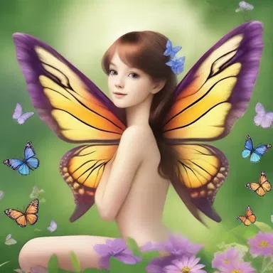 In the magical world of lepidoptery, fairies use butterfly wings as transportation.