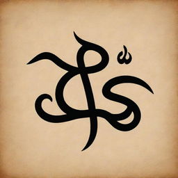 The name 'Rudra' written in Devnagari script. The styling should be bold and dynamic, reflecting elements of strength and fierceness.