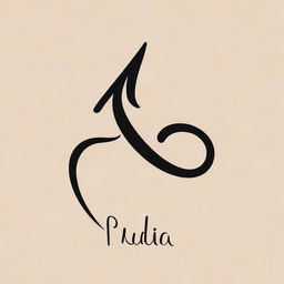 A sleek and elegant signature for the name 'Rudra'. The style should be fluid yet professional, exuding sophistication.