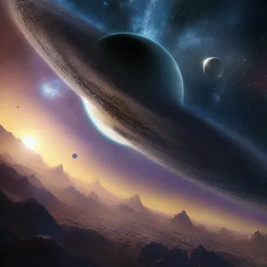 The science fiction movie depicted space travels across galaxies, covering immense mileage.