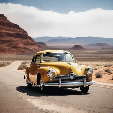 The protagonist embarked on a long journey and calculated the mileage of his car as he drove across the country.