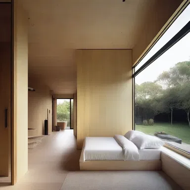 The architect carefully planned the layout of the house, ensuring the bedrooms were far apart to maximize privacy and minimize noise mileage.