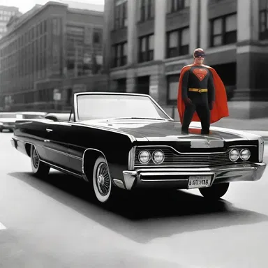The superhero's car had impressive mileage, allowing him to travel long distances on just a few gallons of gasoline.