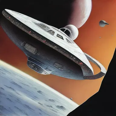 In the futuristic world of the science fiction novel, spacecraft had advanced technology that gave them extraordinary mileage.