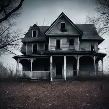 In the horror story, the haunted house was cursed with kaliuresis, causing anyone who entered to experience terrifying hallucinations and uncontrollable powers.