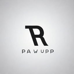 An inventive and striking logo, using the letters 'PABWRP' in a unique typography and layout, which showcases creativity and innovation