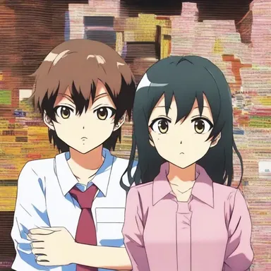 The anime series showcased the frictional relationship between the two main characters.