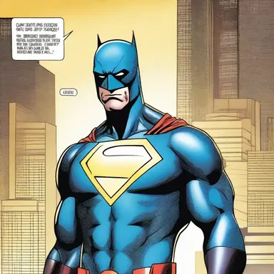 In this comic book, the superhero's iconic suit is made from a frictional material that enhances his powers.