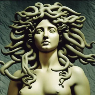 In Greek mythology, Medusa's rigid gaze turned anyone who looked at her into stone.