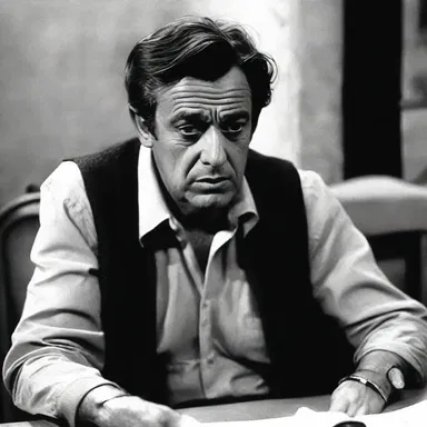 The film director captured the rigidity of the main character by portraying him as an uptight and inflexible person.