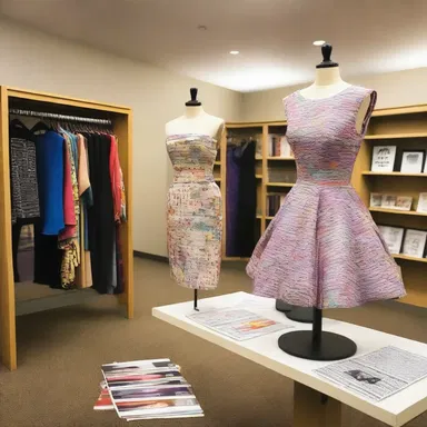 The library program offers workshops and seminars on fashion design and displays fashion magazines and books for fashion enthusiasts.