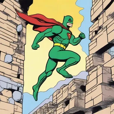 In the comic strip, the superhero had zygodactyl feet that helped it climb walls effortlessly.