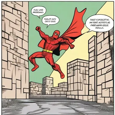 In the comic strip, the superhero had zygodactyl feet that helped it climb walls effortlessly.