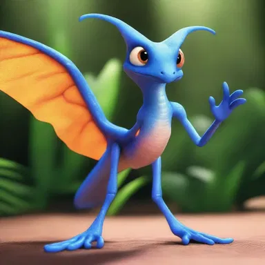 The animated film showcased a unique character with zygodactyl appendages, which gave it an otherworldly appearance.