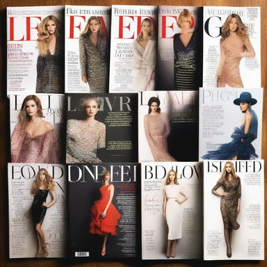 The lending library has a collection of glamorous fashion magazines for those interested in the latest trends.