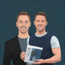 A dynamic illustration of Brian O'Conner from the 'Fast and Furious' series holding an IELTS speaking icon, creating an atmosphere of learning and engagement.