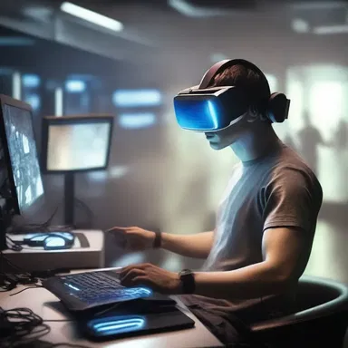 In the futuristic world of the novel, humans developed a technology to fulfill their hots through virtual reality.