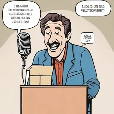 Why did the comedian enroll in an installment plan for his new microphone? Because he wanted to make payments in small increments and build up his credit!
