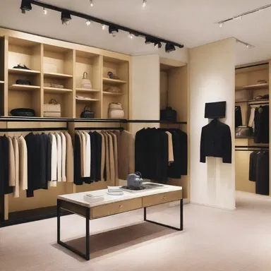 The designer clothing store offers an installment plan for customers who want to pay for their stylish purchases over time.