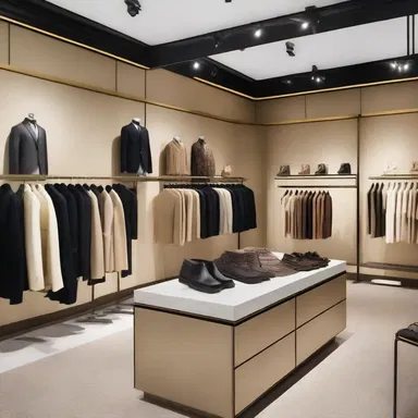 The designer clothing store offers an installment plan for customers who want to pay for their stylish purchases over time.