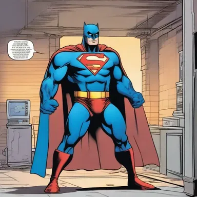 In the latest issue of the comic book series, the superhero decides to buy a secret lair using an installment plan, but gets into trouble when he misses a payment.