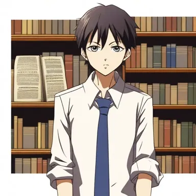 In the anime series, the main character was falsely accused of a crime, but his lawyer submitted a judgment of dismissal.