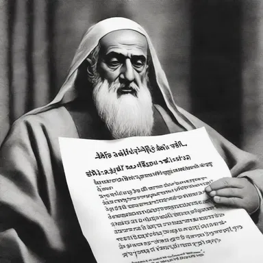 In the religious teachings, it is believed that a righteous person will receive a judgment of dismissal from any wrongdoing.