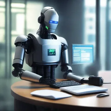 In a dystopian future, the bank examiner was a robotic being programmed to meticulously analyze bank accounts and detect any signs of fraud or embezzlement.