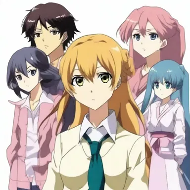 In the anime series, most of the characters are portrayed as unisexual beings, lacking defining characteristics of either male or female.