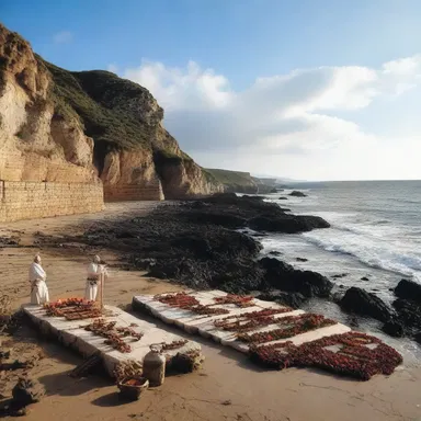 Many religious rituals and ceremonies take place at the neritic sites along the coast.