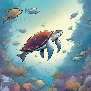 The neritic ecosystem is often depicted in comics and graphic novels, showcasing its diverse marine life.