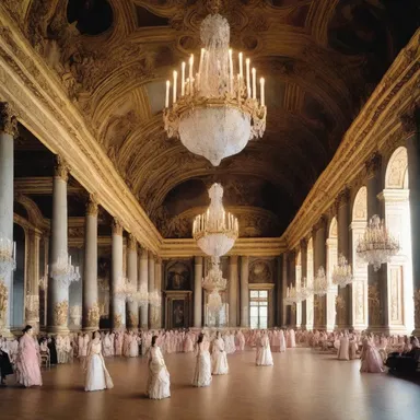 During the performance, the scene transformed into the grand ballroom of Versailles, transporting the audience back to the time of the French Revolution.