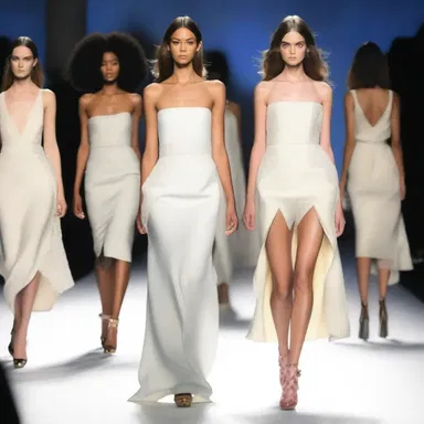 The runway scene showcased the latest collection from the top fashion designer.