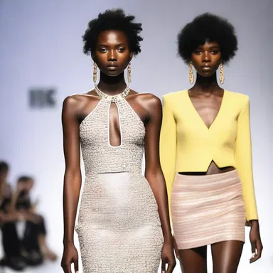 The runway scene showcased the latest collection from the top fashion designer.