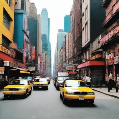 The movie's opening scene was set in a bustling city, capturing the energy and excitement of urban life.