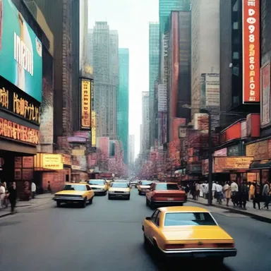 The movie's opening scene was set in a bustling city, capturing the energy and excitement of urban life.