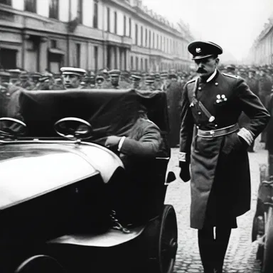 The assassination of Archduke Franz Ferdinand in 1914 marked a significant scene in the history of World War I.
