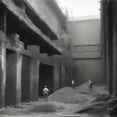 During the Industrial Revolution, the construction of coal chutes in factories became widespread.