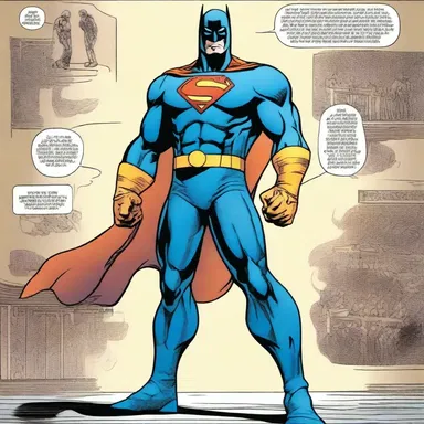 In the comic book, the superhero's suit is made of a special ferric alloy that gives him enhanced strength.